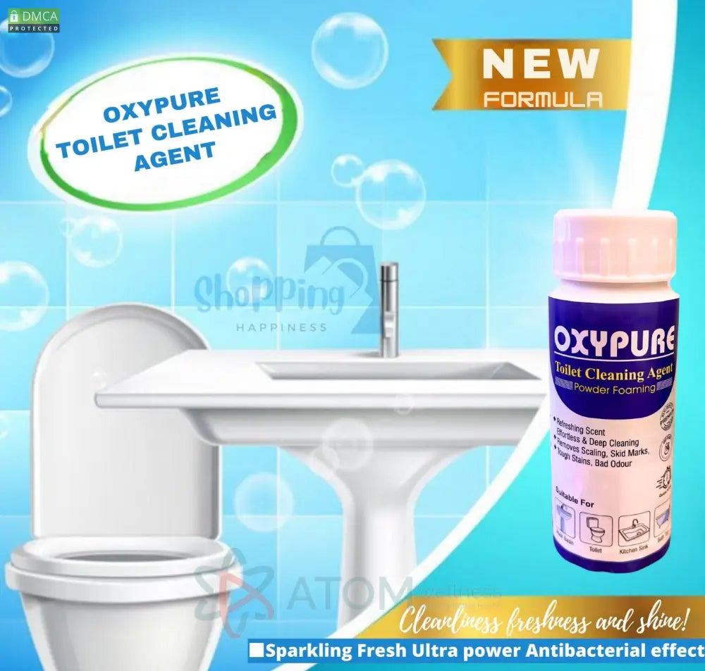 🚽 OxyPure Quick Action Toilet & Bathroom Cleaning Agent – 250g (Pack of 2)