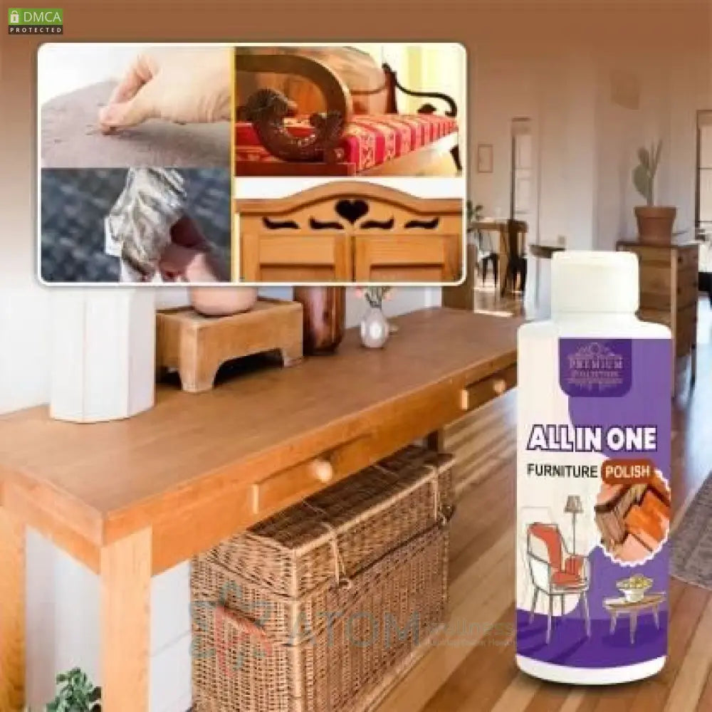 Polish Furniture Cleaner & Shiner Floor Coating Paint for Wood – 100ML (Pack of 3)