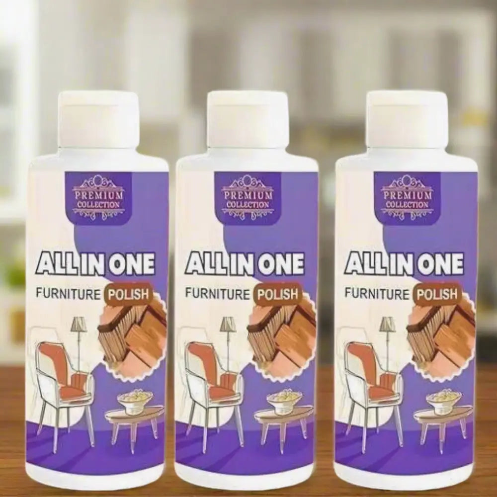 Polish Furniture Cleaner & Shiner Floor Coating Paint for Wood – 100ML (Pack of 3)