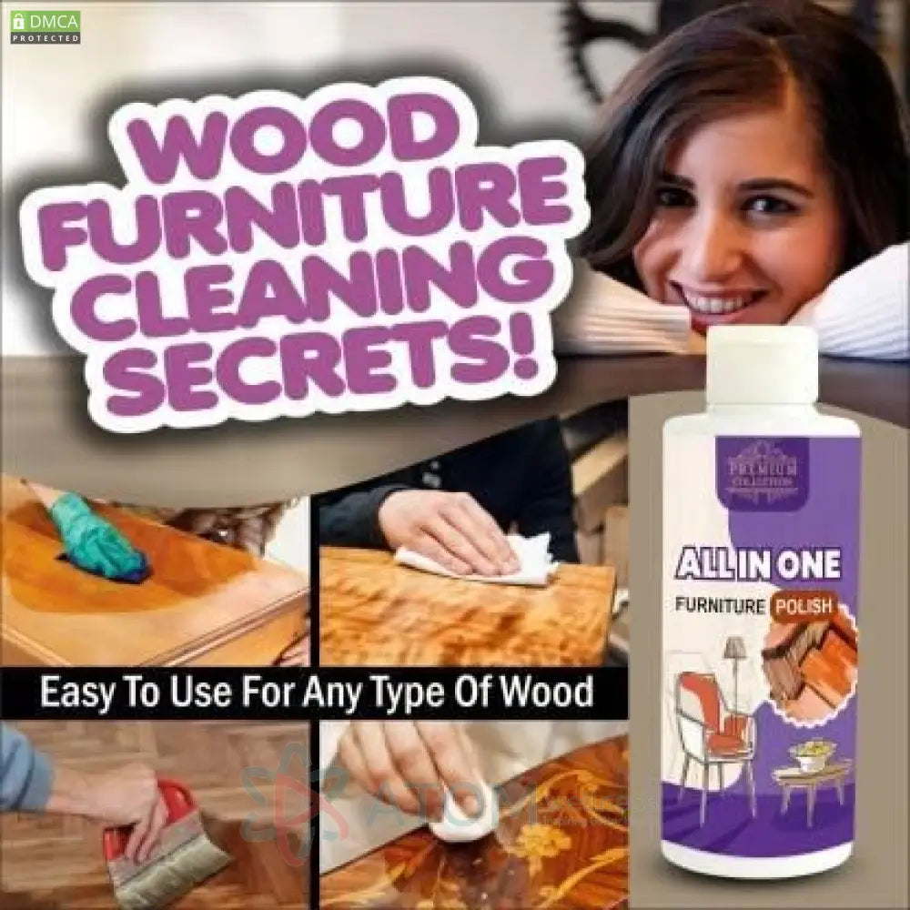 Polish Furniture Cleaner & Shiner Floor Coating Paint for Wood – 100ML (Pack of 3)