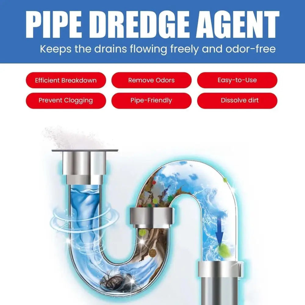 Powerful Kitchen Pipe Drain Cleaning Dredging Agent 260g