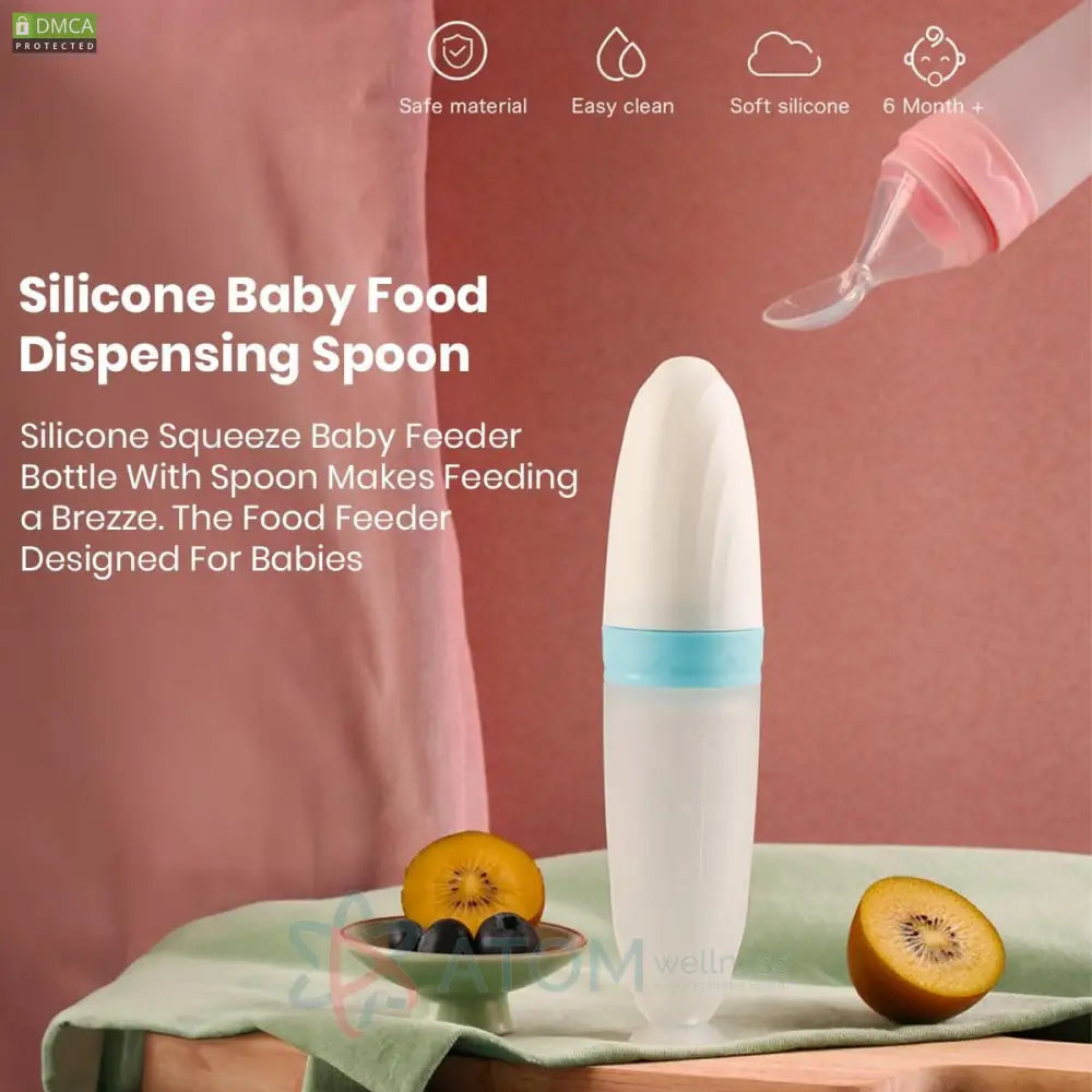 Premium Baby Food Squeeze Feeder Spoon
