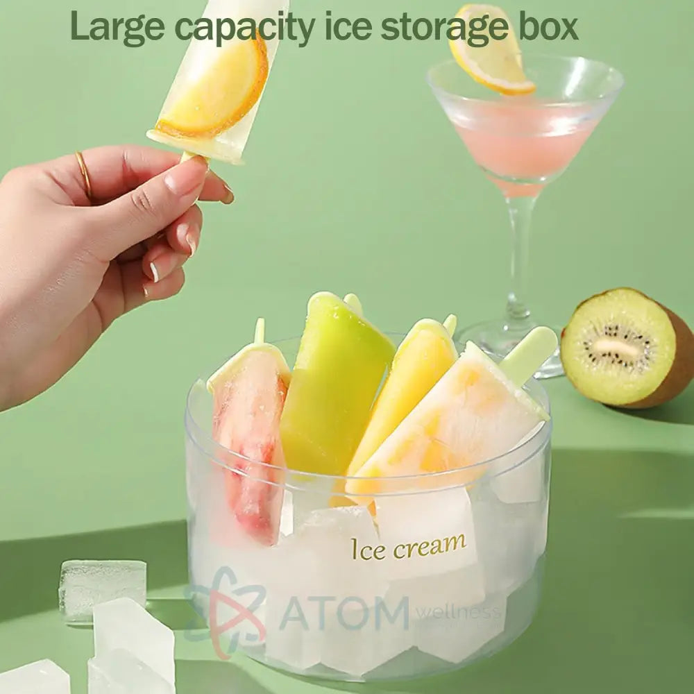 Reusable DIY 8 Pieces Ice Pop Mould | Food Grade, BPA-Free
