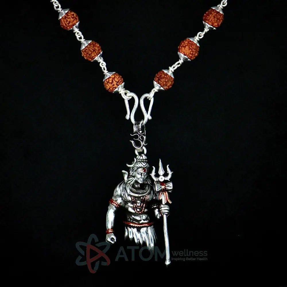 Rudraksha Shivji Pendant With Chain