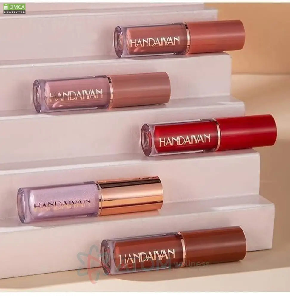 Smudge Proof Durable Velvet Matte Liquid Lipstick Set 12Pcs for Women