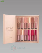 Smudge Proof Durable Velvet Matte Liquid Lipstick Set 12Pcs for Women