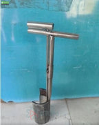 Soil Potting Machine Tool | Stainless Steel Garden Bulb Planter for Seedling & Flower Transplanting