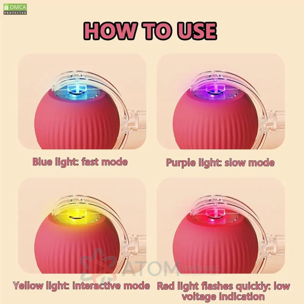 Viral Rolling Ball,Interactive Cat Ball Toy