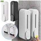 Wall-Mounted Soap & Bath Gel Manual Dispenser – Press Type | Best Bathroom Dispenser | No Drill