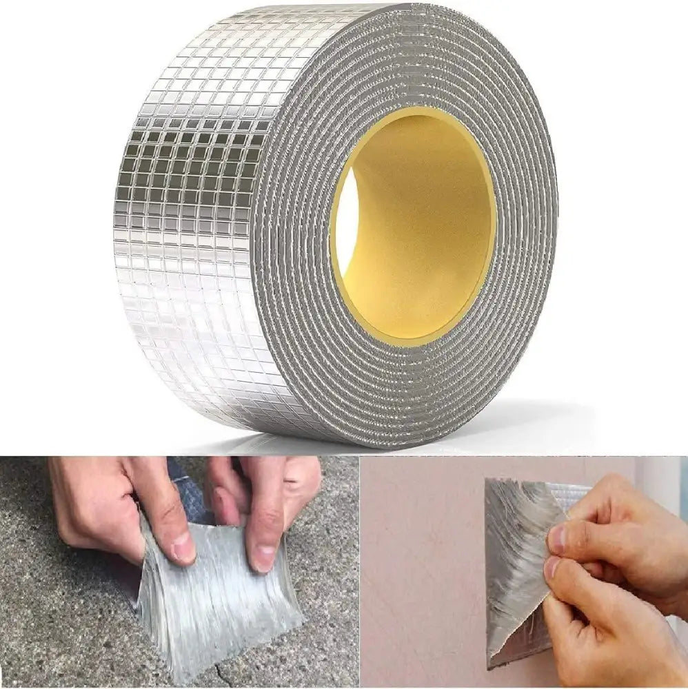 Waterproof & Heat-Resistant Aluminium Foil Sealant Tape | Multi-Purpose Heavy-Duty Repair Tape (5M Roll)