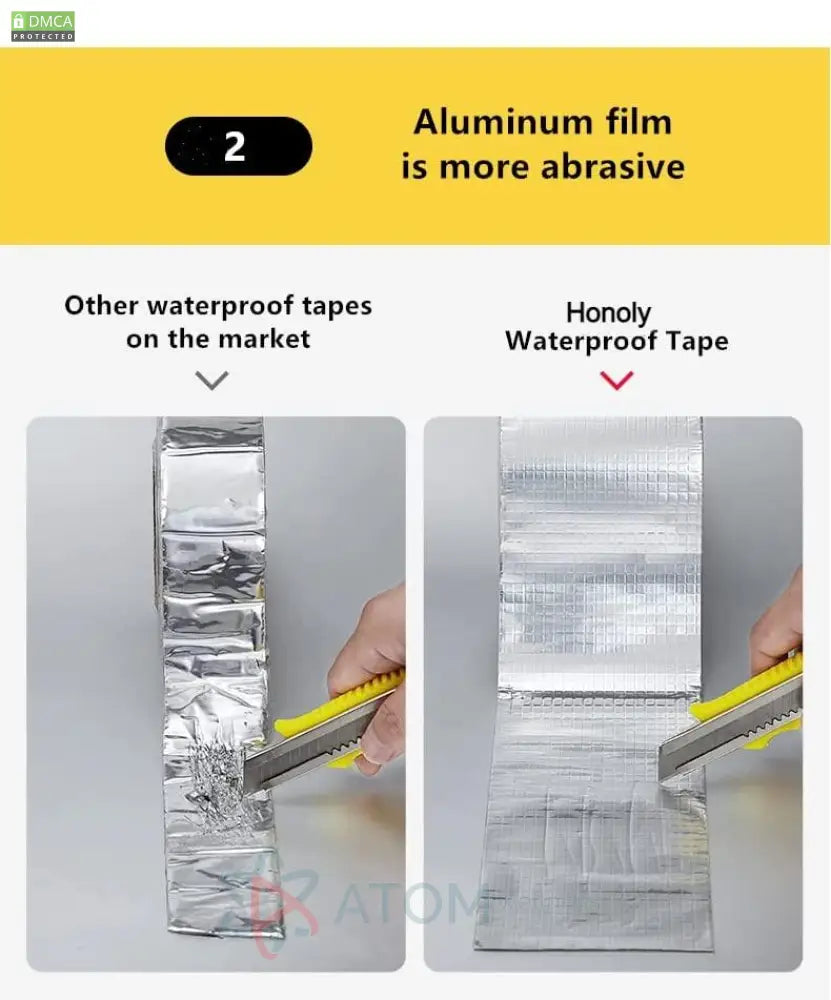 Waterproof & Heat-Resistant Aluminium Foil Sealant Tape | Multi-Purpose Heavy-Duty Repair Tape (5M Roll)