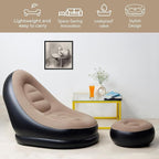 Inflatable Sofa & Ottoman 🌟 | Travel, Camping, Home Use